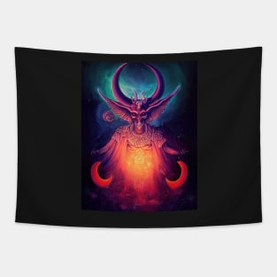 Baphomet Halloween T-Shirt Tapestry