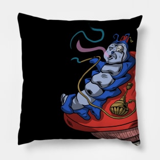 The Blue Caterpillar Pillow