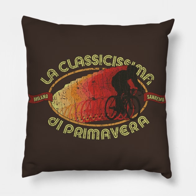 La Classicissima di Primavera 1907 Pillow by JCD666