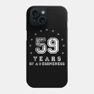 Vintage 59 years of awesomeness Phone Case