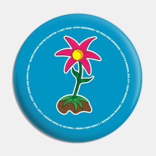 Positivity Plant Pin