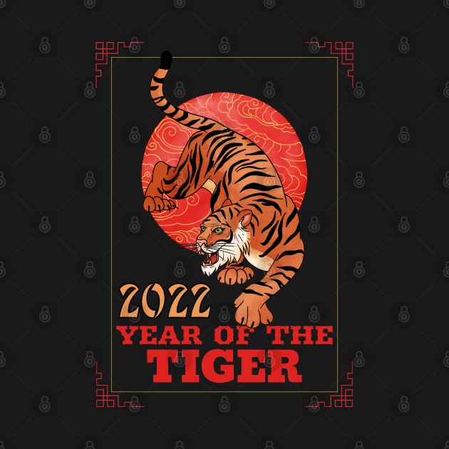 2022 Year of the Tiger Beijing Winter Olympics by CardboardCotton