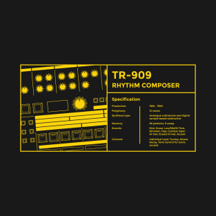 909 Drum Machine for Electronic Musician T-Shirt