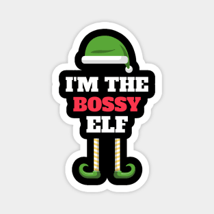 I'm the Bossy Elf! Magnet