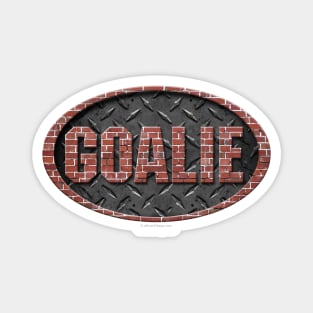 Iron Hockey Goalie Magnet