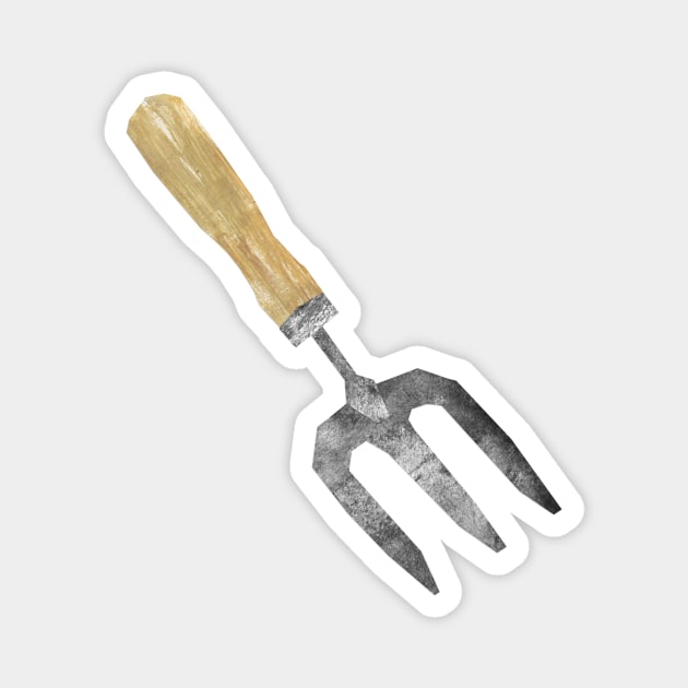 Garden Fork Magnet by Babban Gaelg