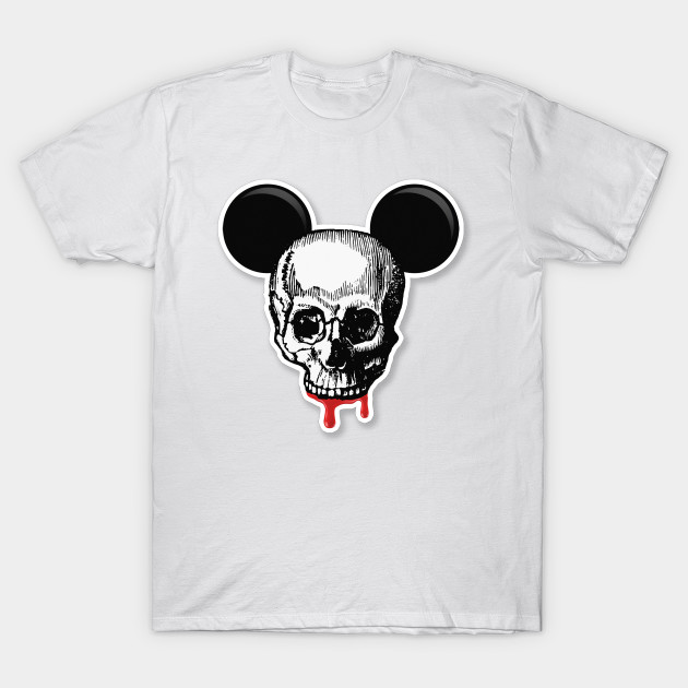 mickey mouse skull shirt