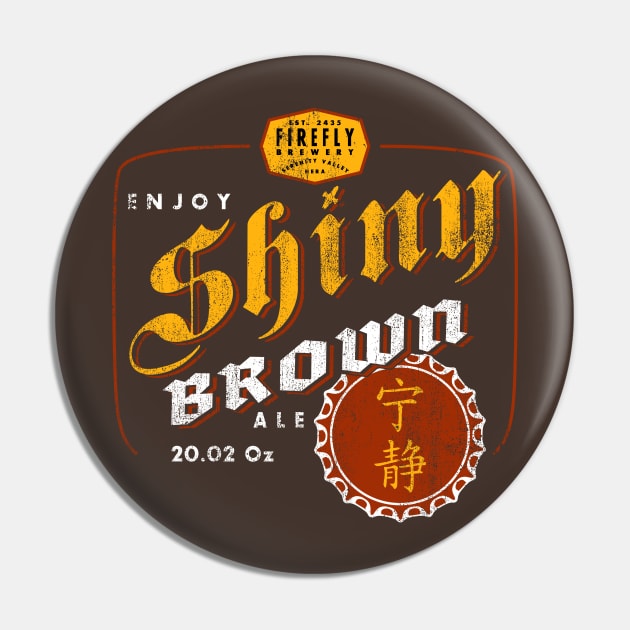 Shiny Brown Ale Pin by a_man_oxford