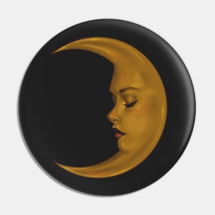 Crescent Moon Pin