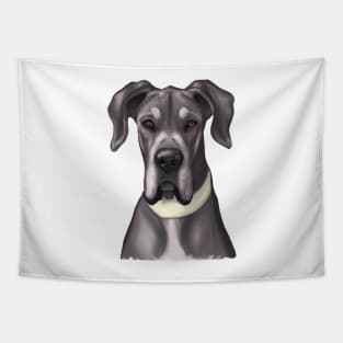 Cute Great Dane Drawing Tapestry