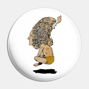 Sober, front and center Pin