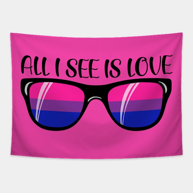 Bisexual Sunglasses - Love Tapestry by Blood Moon Design