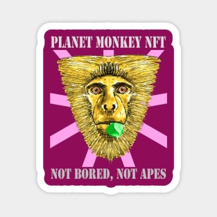 Planet Monkey NFT Not Bored Apes Magnet