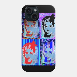 pop art faces graffiti by LowEndGraphics Phone Case