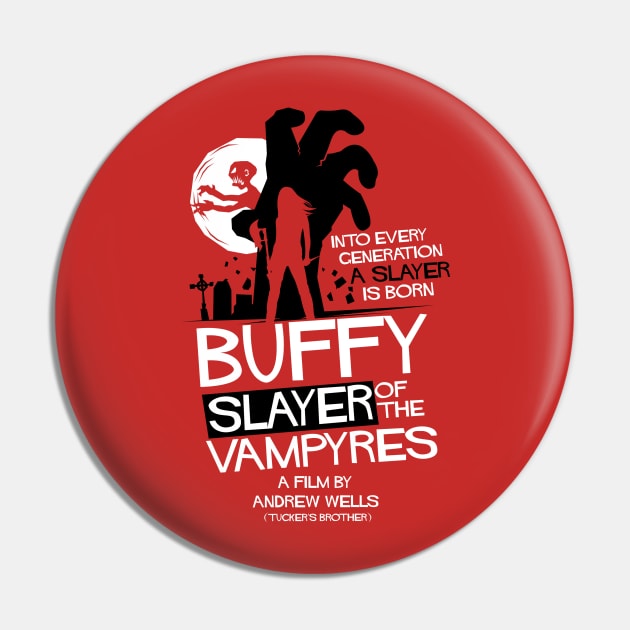 Slayer of the Vampyres Pin by TomTrager