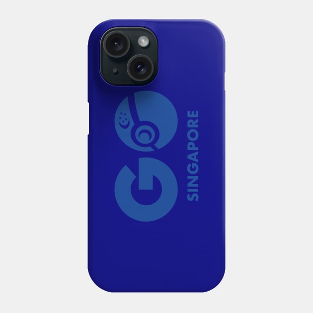 Go Singapore Blue Phone Case by OrtegaSG