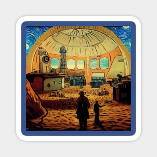 Starry Night in Mos Eisley Tatooine Magnet