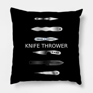 Knife Thrower Throwing Knife Assortment Pillow