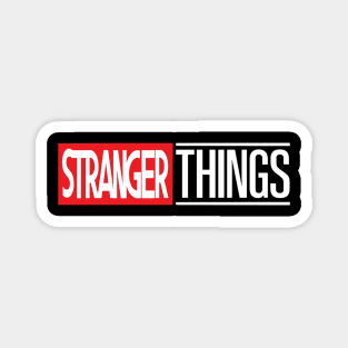 Strangers things marvel logo mcu Hawkins Indiana vecna the upside down Eddie munson Magnet