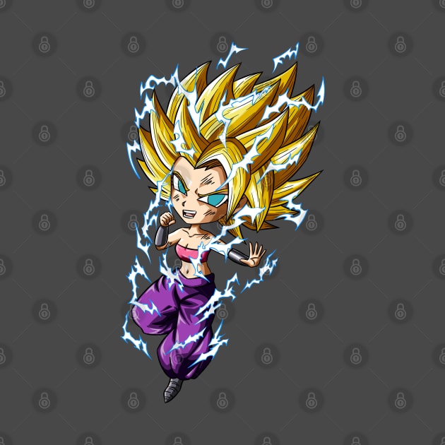 chibi_caulifla_ssj2 by Phosphobos