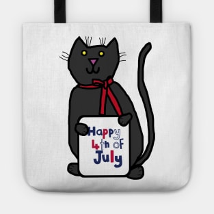 Happy 4th of July says Cat Tote