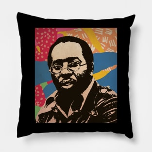 Vintage Poster - Curtis Mayfield Style Pillow
