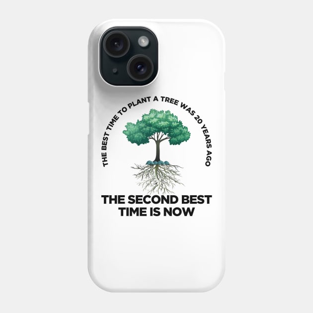 Timeless Arbor: Plant Today's Tree Phone Case by vk09design