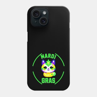 Mardi Gras Cat Phone Case