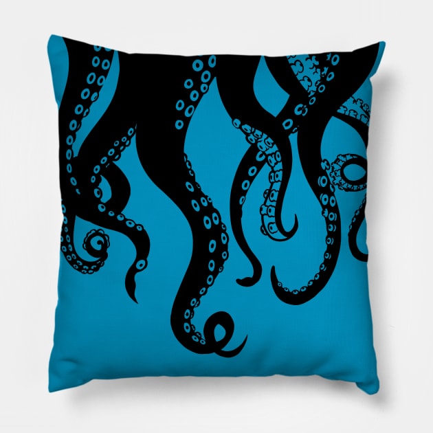 Cthulhu's Tentacles Pillow by Milmino