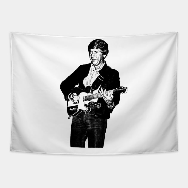 Buck Owens Retro Tapestry by tykler