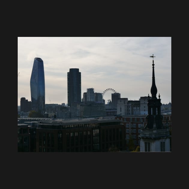 London skyline with skyscrapers by fantastic-designs