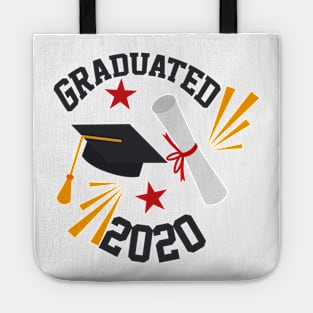 Graduated 2020 Funny Graduation Gift Tote