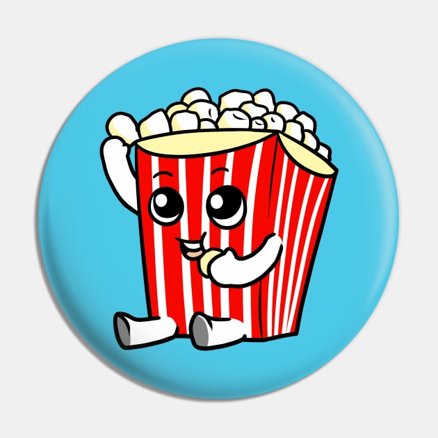 Popcorn Pin by WildSloths