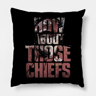 Frozen Moustache Andy Reid Chiefs Pillow