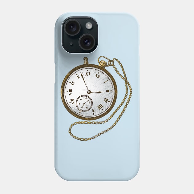 Old Watch Phone Case by Mako Design 