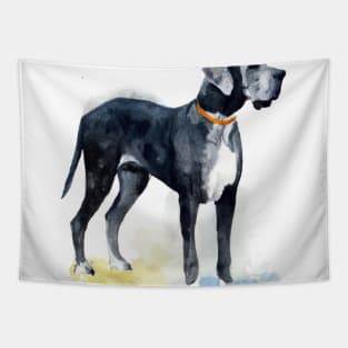 Great Dane Watercolor - Gift For Dog Lovers Tapestry