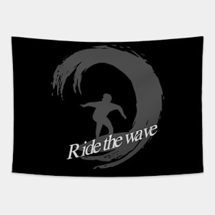 Ride the wave Tapestry