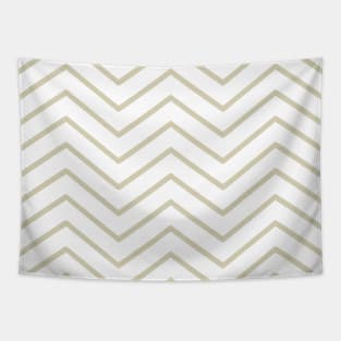 Light Brown Zigzag Lines Pattern Tapestry