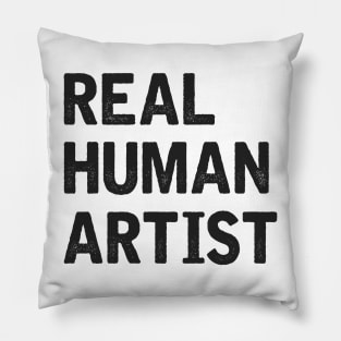 Real Human Artist Pillow