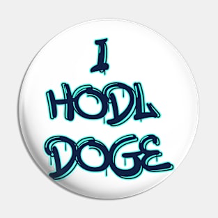 I Hold Doge Logo Pin