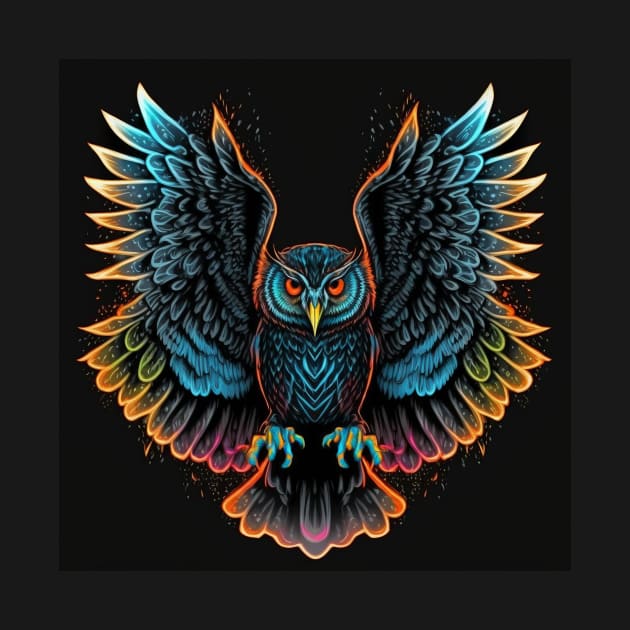 Neon Owl by JonHerrera