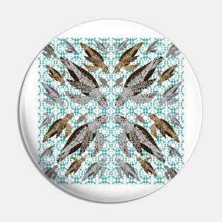 Flotilla of Sea Turtles III Pin