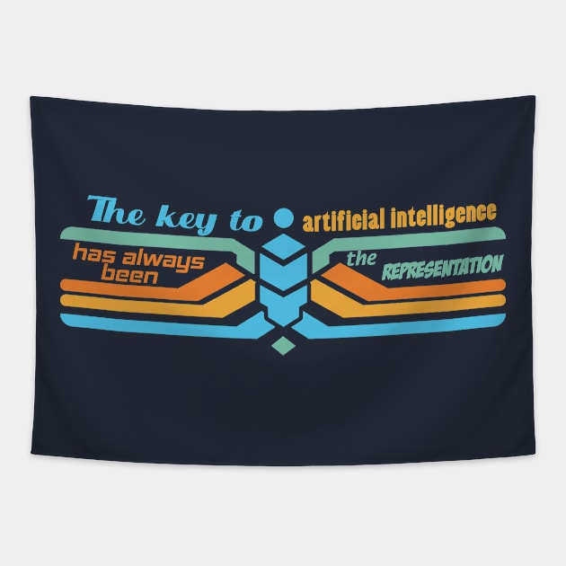 Quote about AI design Tapestry by Choulous79