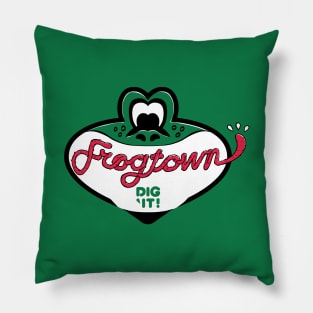 Frog Town Pillow