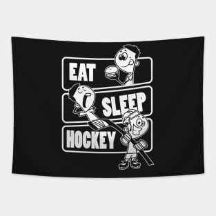 Eat Sleep Hockey - Ice Hockey gift design Tapestry