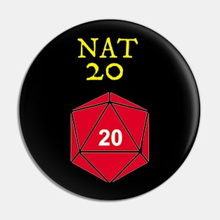 Natural 20 Pin