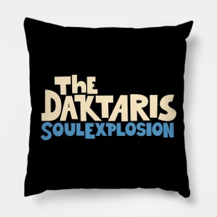 Soul Explosion Tribute: The Daktaris Funk and Afrobeat Band Design Pillow