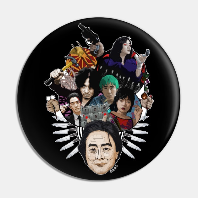 Park Chan-wook Mash-up tribute Pin by C.A.O.S. Crazy Amount Of Stuff