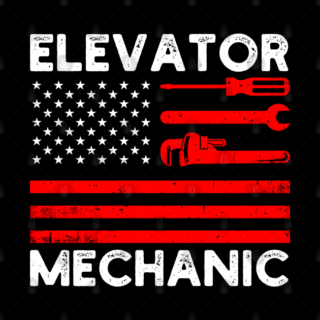 Elevator Mechanic Vintage by Atelier Djeka