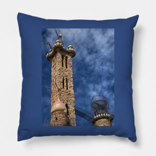 Bishop Castle Towers Turrets and Bridges Pillow